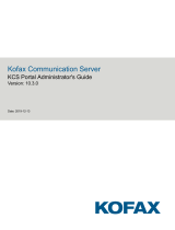 Kofax Communication Server 10.3.0 Operating instructions