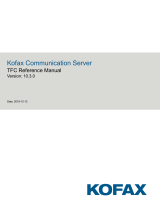Kofax Communication Server 10.3.0 Reference guide