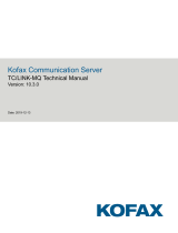 Kofax Communication Server 10.3.0 Technical Manual