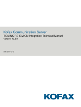 Kofax Communication Server 10.3.0 Technical Manual