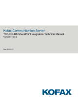 Kofax Communication Server 10.3.0 Technical Manual