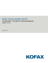 Kofax Communication Server 10.3.0 Technical Manual