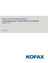 Kofax Communication Server 10.3.0 Technical Manual