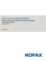 Kofax Communications Manager 5.4.0 User guide
