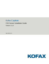 Kofax Copitrak 3.1.0 Installation guide