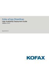 Kofax eCopy ShareScan 6.4.0 User guide