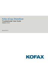 Kofax eCopy ShareScan 6.4.0 User guide