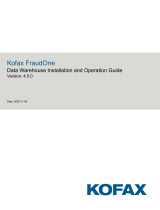 Kofax FraudOne 4.5.0 User guide