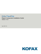 Kofax FraudOne 4.5.0 Installation guide