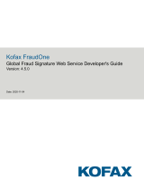 Kofax FraudOne 4.5.0 Developer's Guide