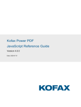 Kofax Power PDF 4.0.0 Reference guide
