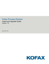 Kofax Process Director 7.9 Upgrade Guide