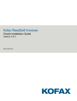 Kofax ReadSoft Invoices 6.0.3 Installation guide