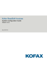 Kofax ReadSoft Invoices 6.0.3 Configuration Guide