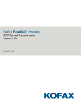 Kofax ReadSoft Invoices 6.1.0 User guide