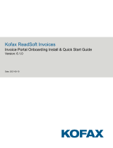 Kofax ReadSoft Invoices 6.1.0 Installation guide