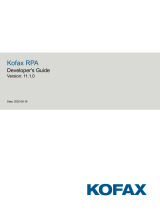 Kofax RPA 11.1.0 Developer's Guide