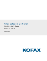 Kofax SafeCom 10.530.0 Operating instructions