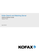 Kofax Search and Matching Server 6.8.0 Quick start guide