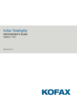 Kofax TotalAgility 7.9.0 Operating instructions