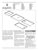 Aquatic ICON SB3642 Operating instructions