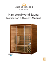 Sauna Hampton User manual