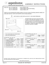 aspenhome IML-472-BRN Assembly Instructions Manual