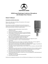 Austrian Audio OC818 Owner's manual