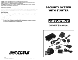Accele AS635/805 Owner's manual