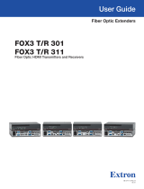 Extron FOX3 T 311 User manual
