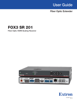 Extron FOX3 SR 201 User manual