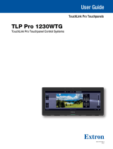 Extron TLP Pro 1230WTG User manual
