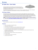 Extron electronics SF 228T Plus User manual