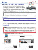 Extron electronics UCS 900 Series User manual