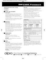 alpro EM1200 Compact Instructions Manual