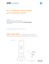 AT&T U-verse 3801 Replacement Self-Installation Manual