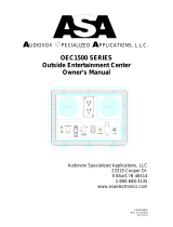 Audiovox OEC1500 Series Owner's manual