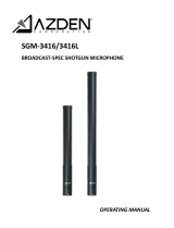 Azden SGM3416L User manual