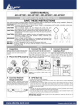 Atlantis Land A03-HP2001 User manual