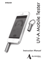 ALCOCHEM UV-A MOBILE TESTER User manual