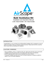 AirScape CVK-260 Operating instructions