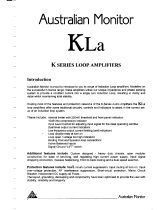 AUSTRALIAN MONITOR KLA User manual