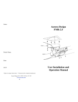 Aurora Design FMR-2.5 User's Installation And Operation Manual