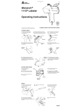 Avery Dennison Monarch 1115 Operating instructions