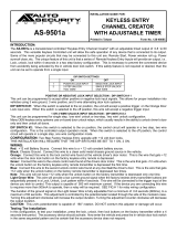 Audiovox AS-9501a User manual