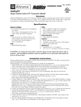 Altronix HUBWAYEX1 Installation guide