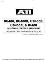 ATI Technologies UB400B Operating And Maintenance Manual