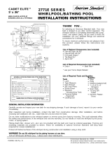 American Standard CADET ELITE 2771E SERIES Operating instructions