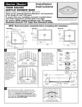 American Standard Town Square 3838.NEOTS Installation guide