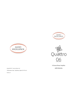 Audio Excellence Quattro 06 User manual